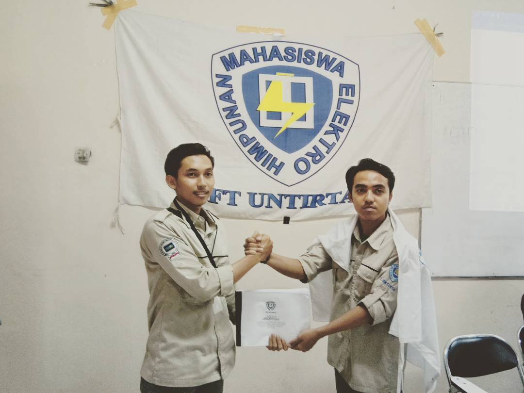 Rizky Wahyudi Terpilih Menjadi Ketua Himpunan Mahasiswa Elektro FT UNTIRTA 2018/2019